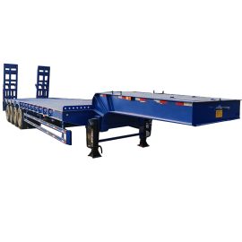 3 Axles lowbed semi trailer