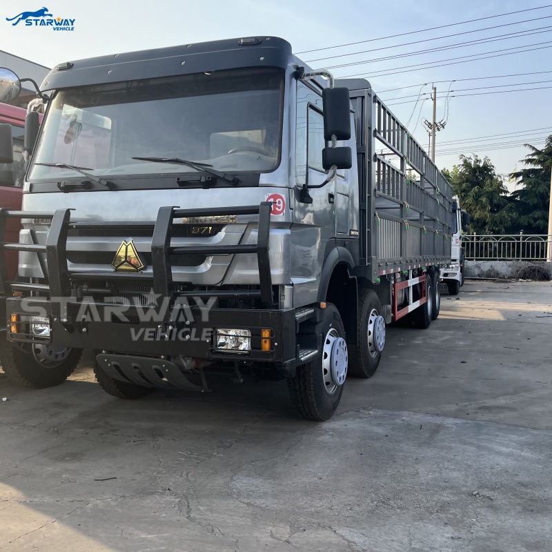 used howo 371hp fence truck 7