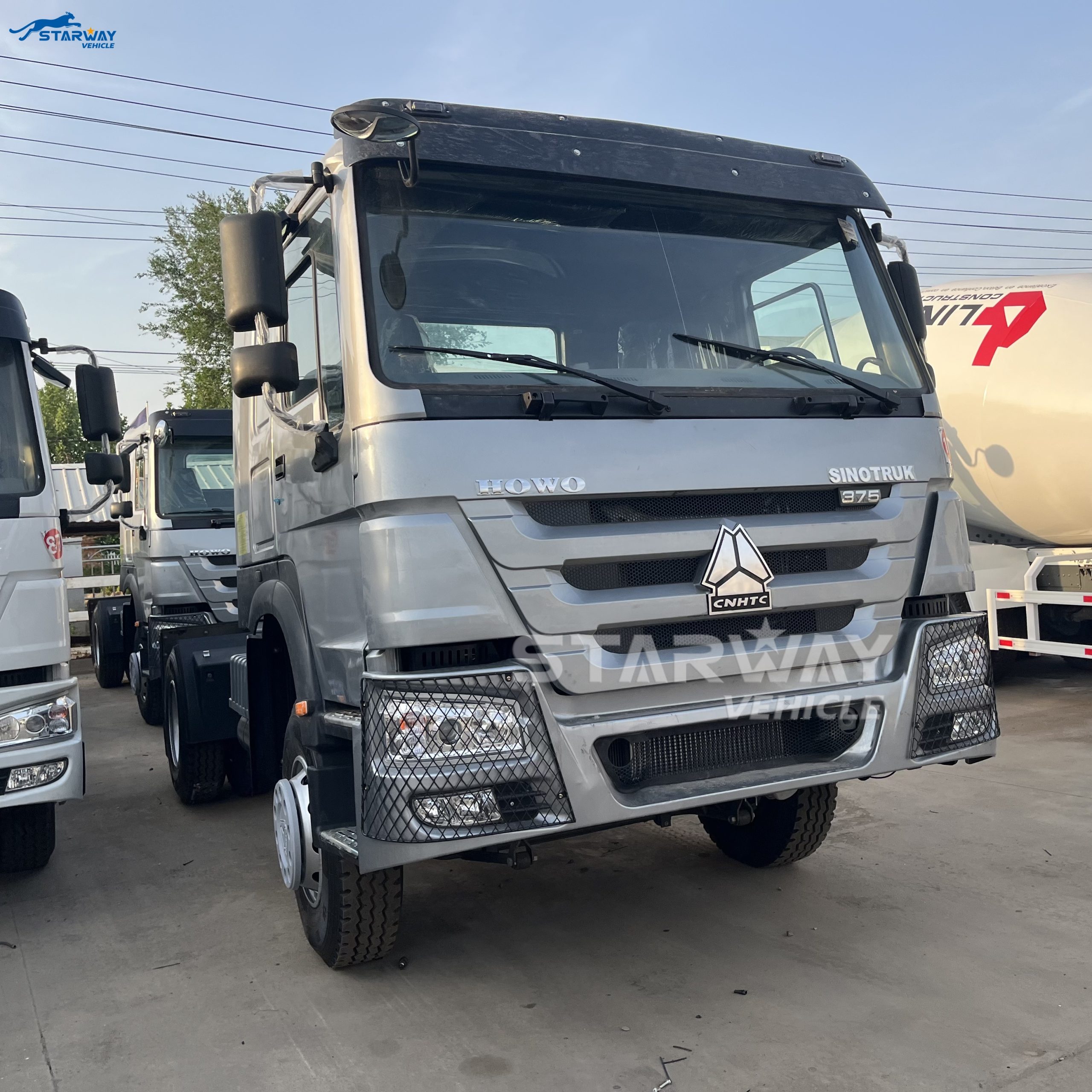 used howo 375hp tractor head 2